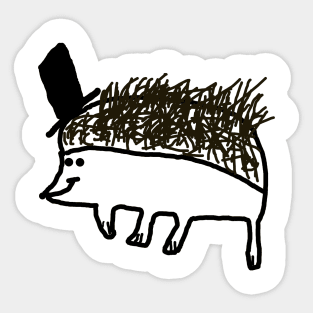 Steve The Hedgehog Sticker